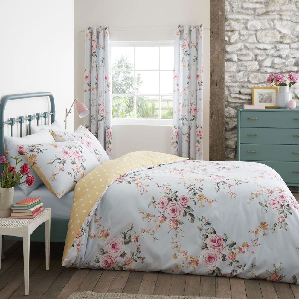 Catherine Lansfield Canterbury Easy Care Duvet Cover Set