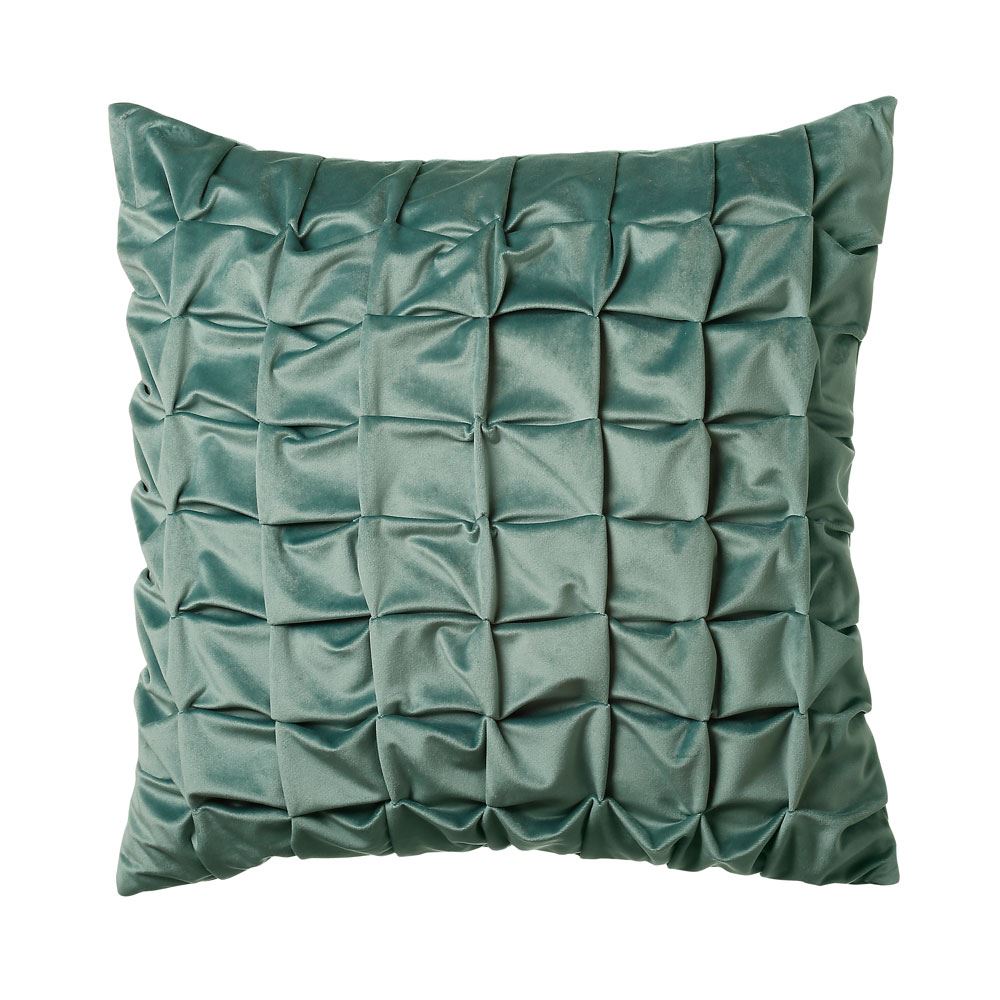 Scatter Box Origami Sculpted Velour Feather Filled Cushion, 45 x 45 Cm