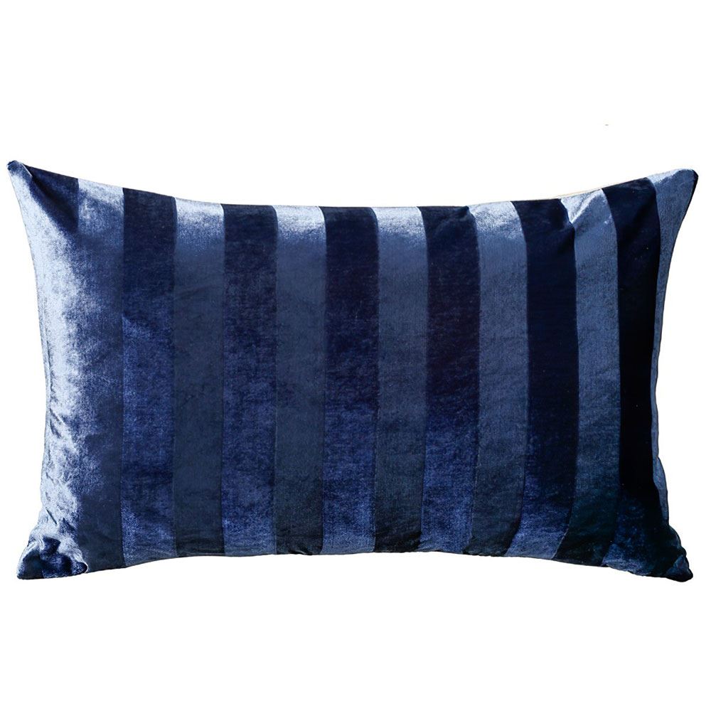 Scatter Box Louis Chenille Stripe Feather Filled Cushion