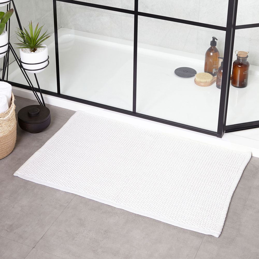 The Linen Yard Loft 100% Combed Cotton Bath Mat