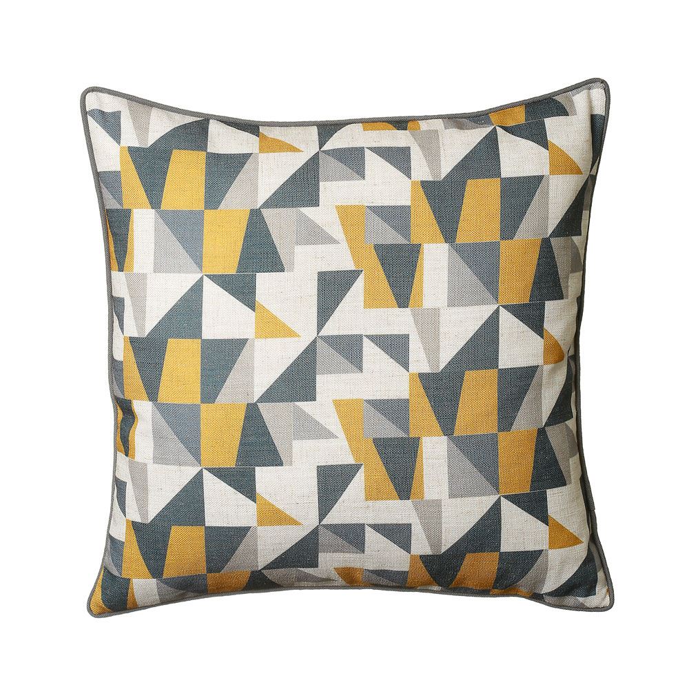 Scatter Box Synergy Geometric Digial Printed Feather Filled Cushion