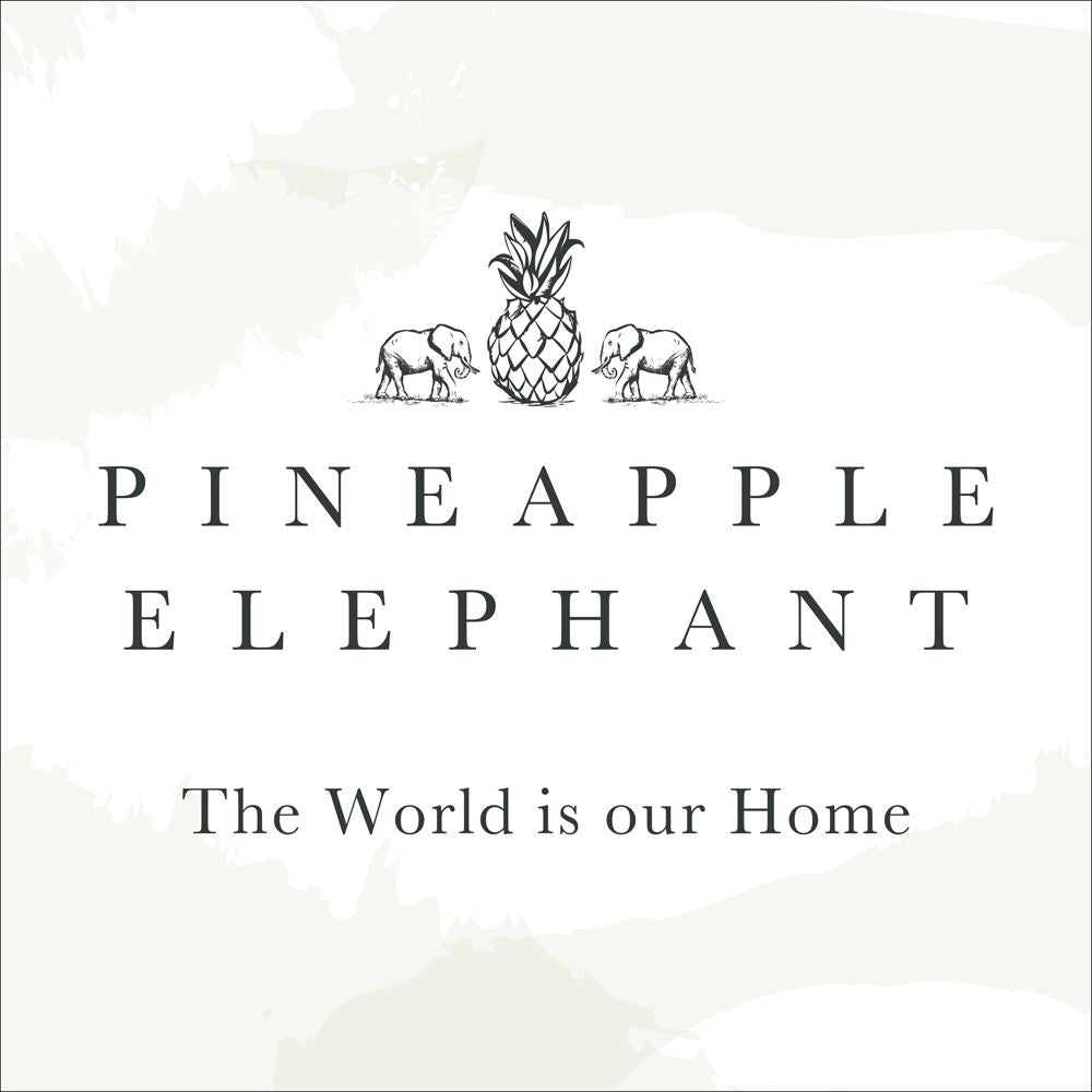 Pineapple Elephant Tamba Jersey Stripe Linear Quilted Duvet Cover Set