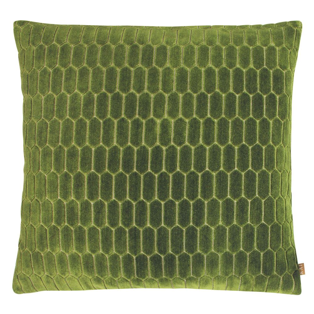 Kai Rialta Embroidery Geometric Velvet Cushion Cover