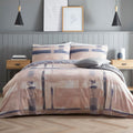 Drift Forward Grando Abstract Brush Strokes Print Reversible Eco-Friendly Duvet Cover Set
