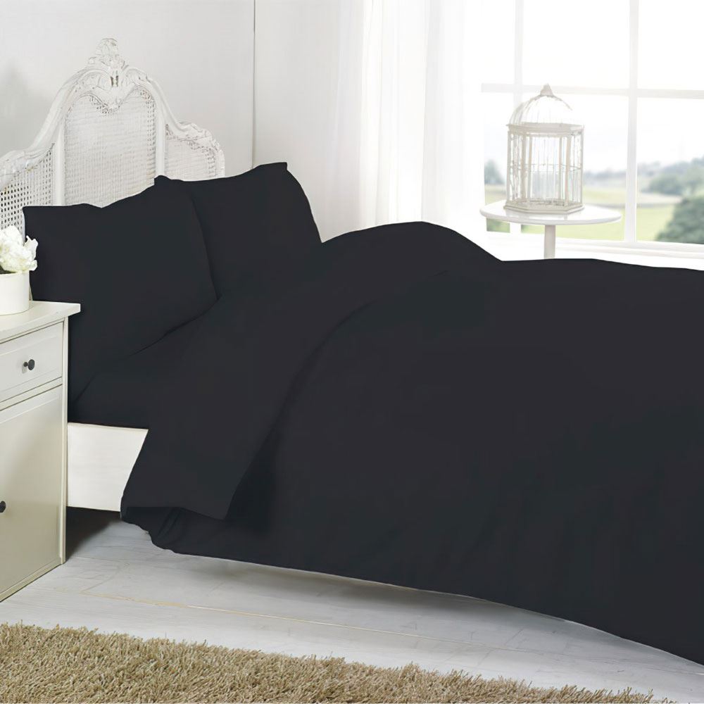 Night Zone 100% Egyptian Cotton 200 Thread Count Duvet Cover Set