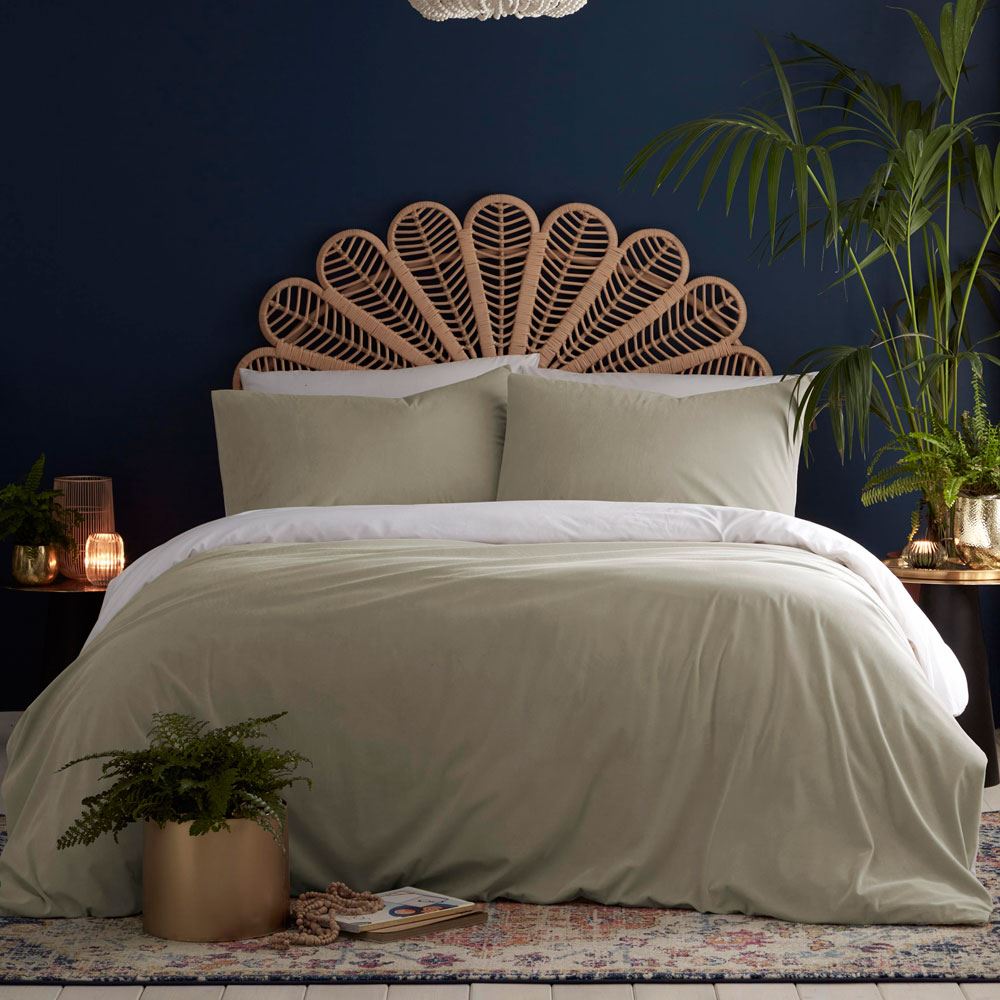 Appletree Loft Tate Soft Velvet Duvet Cover Set