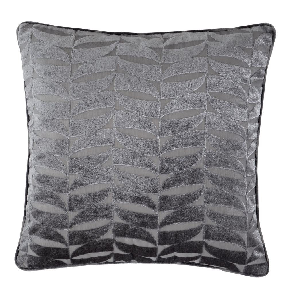 Curtina Kendal Damask Geometric Textured Piped Filled Cushion