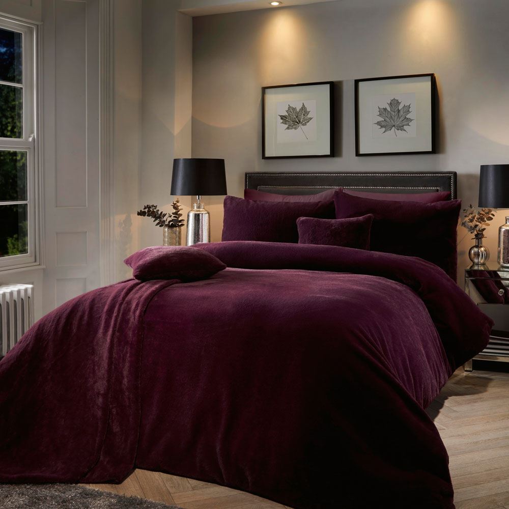 Soiree Natasha Cosy Faux Fur Teddy Fleece Duvet Cover Set