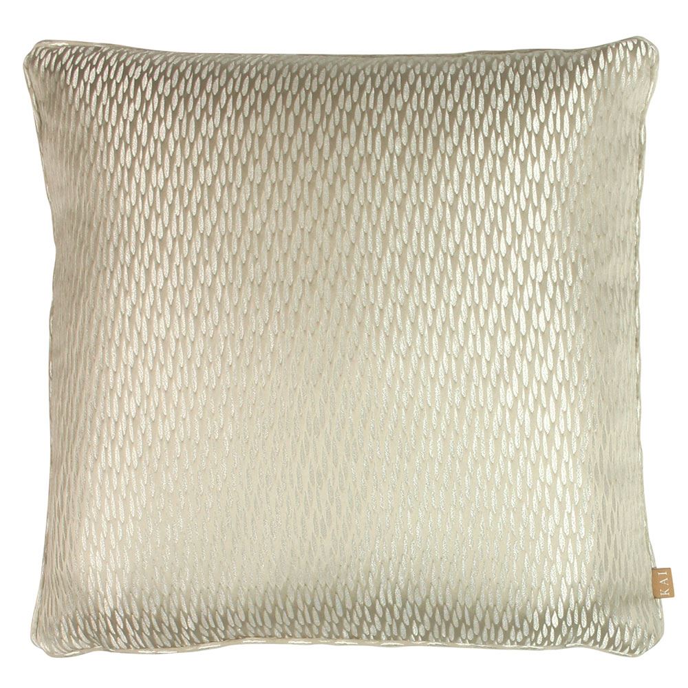 Kai Astrid Metallic Teardrop Piped Edge Cushion Cover