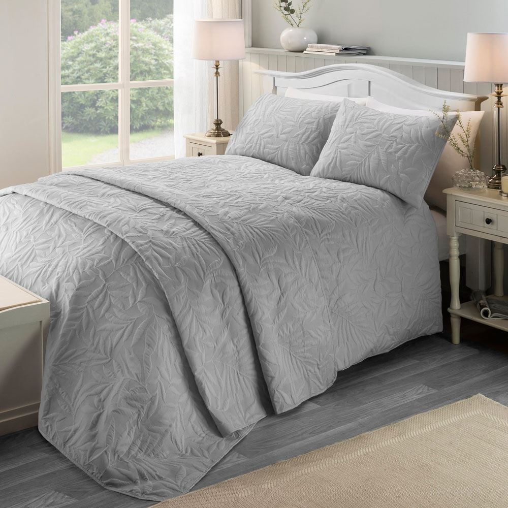Serene Luana Pinsonic Stitch Quilted Duvet Cover Set