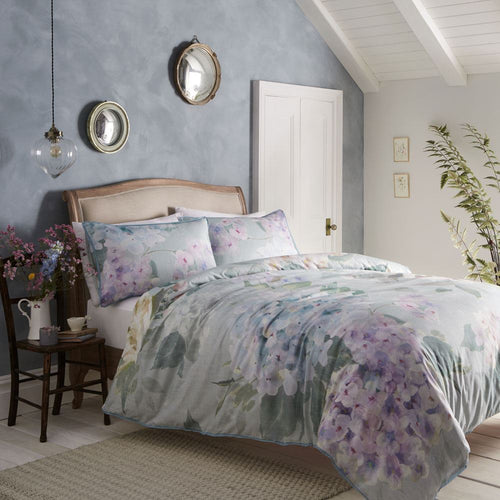 Appletree Heritage Hydrangea 100% Cotton 200 Thread Count Duvet Cover Set