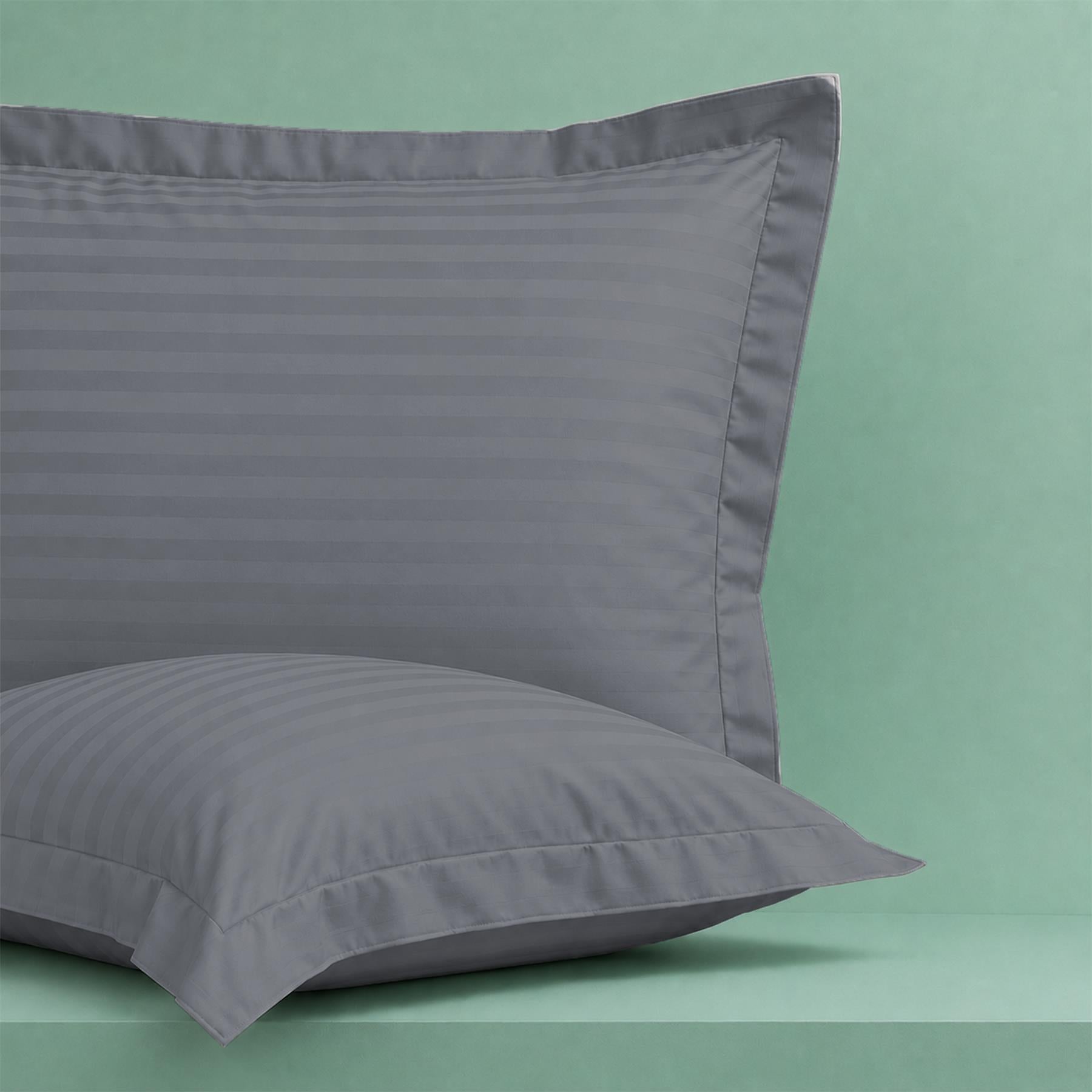 Night Zone Satin Stripe 100% Cotton 250 Thread Count Oxford Pillow Case