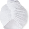 Catherine Lansfield Quick Dry Cotton Turbie Head Wrap Towel Pair White