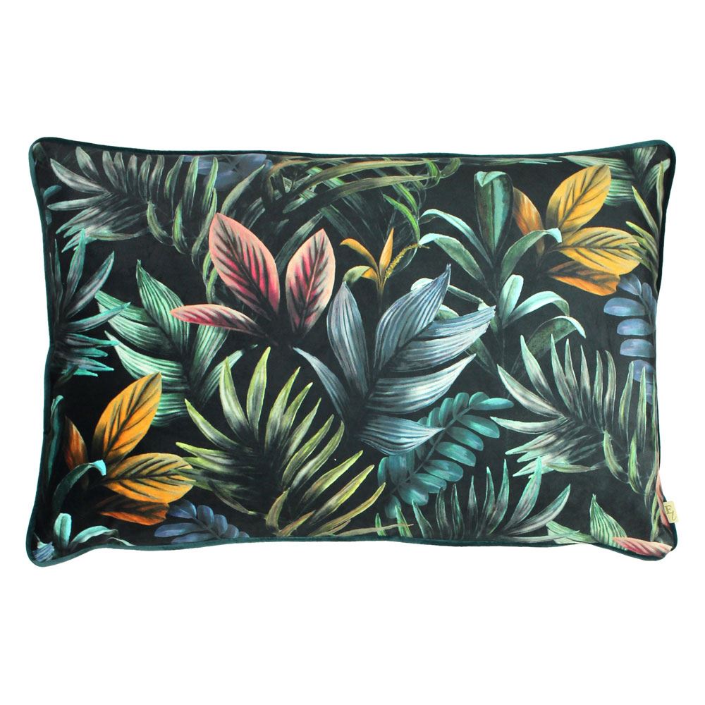 Evans Lichfield Zinara Botanical Piped Edge Cushion Cover