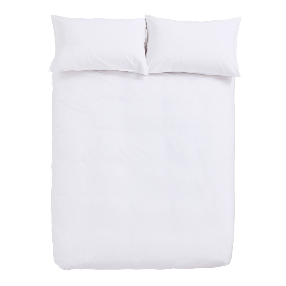 Bianca Tencel Plain Dye Cotton Rich Percale 200 Thread Count Duvet Cover and Pillowcase Set