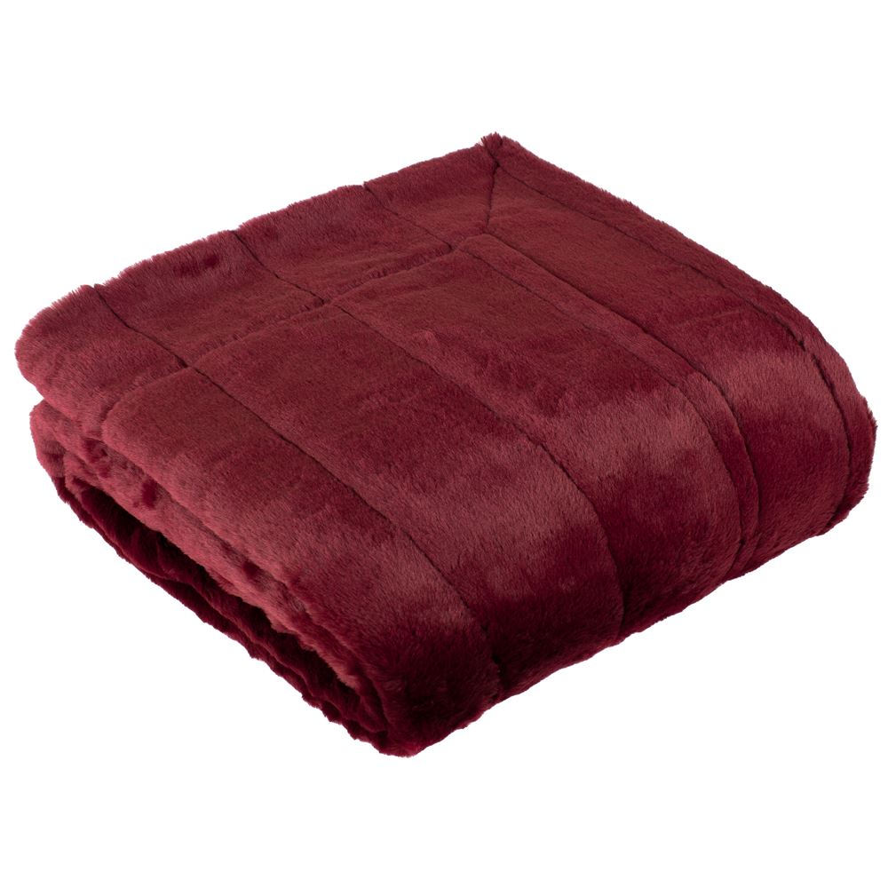 Paoletti Empress Super Soft Faux Fur Throw