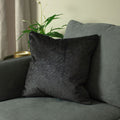 Paoletti Stella Embossed Texture Luxe Velvet Piped Cushion Cover