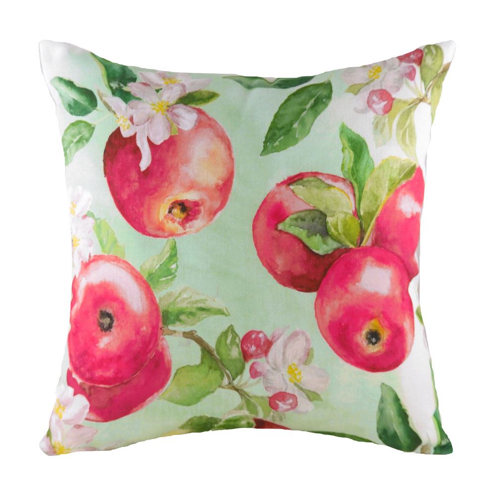 Evans Lichfield Fruit Apples Watercolour Print Cushion Cover