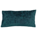 Riva Home Hampton Chenille Texture Plain Cushion Cover, Peacock, 30 x 60 Cm