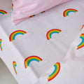 Catherine Lansfield Rainbow Swan Easy Care Fitted Sheet