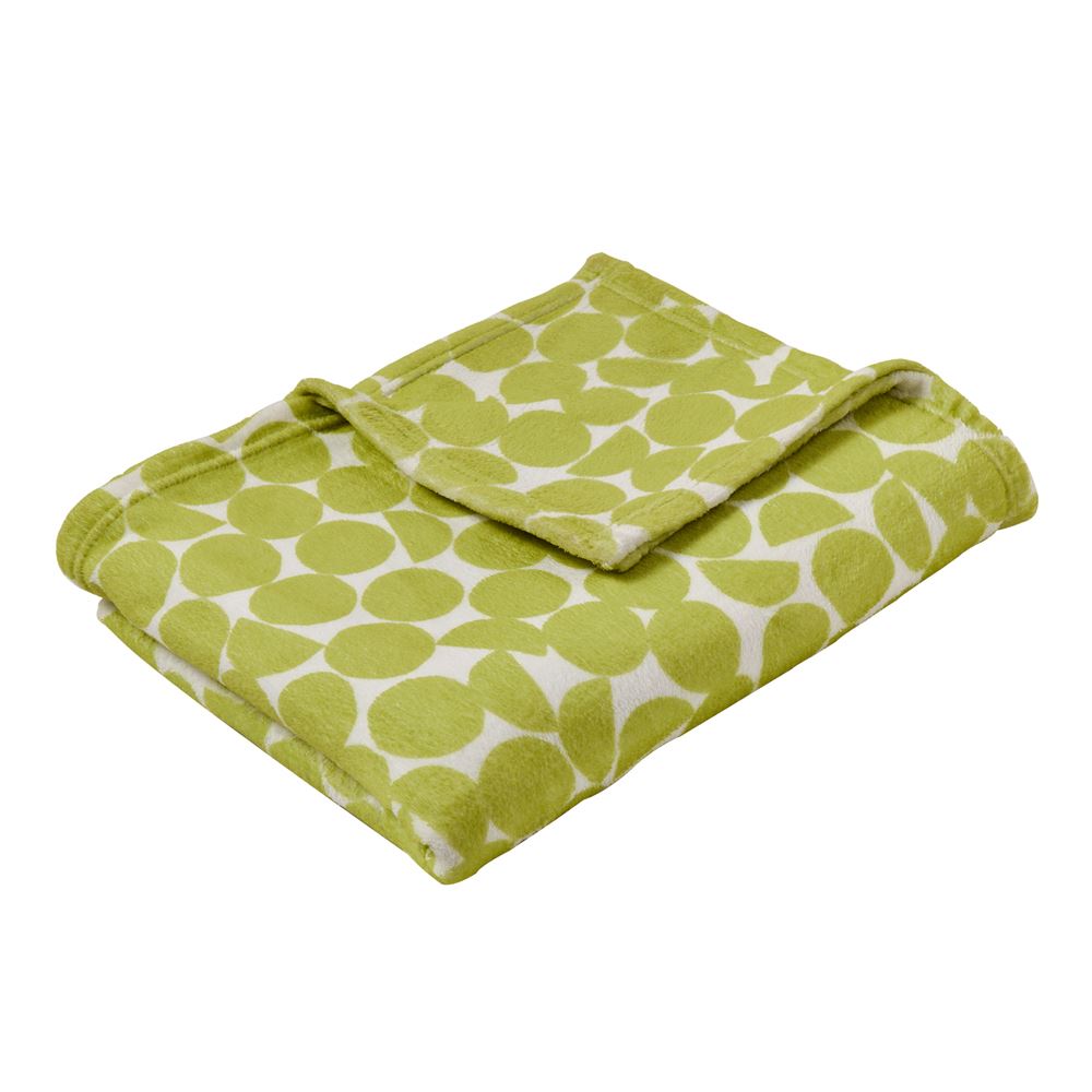 Fusion Ingo Geometric Print Soft Touch Fleece Throw