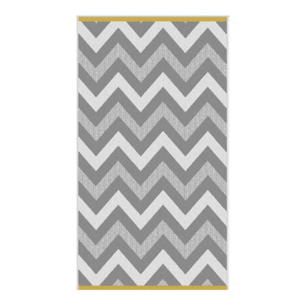 Fusion Chevron Jacquard 100% Cotton 550gsm Hand Towel