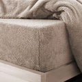 Night Zone Super Soft Teddy Fleece Warm & Cosy 12 Inch Deep Fitted Sheet