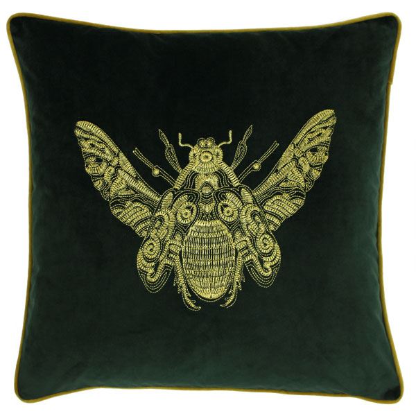 Riva Paoletti Cerana Embroidered Piped Cushion Cover, 50 x 50 Cm