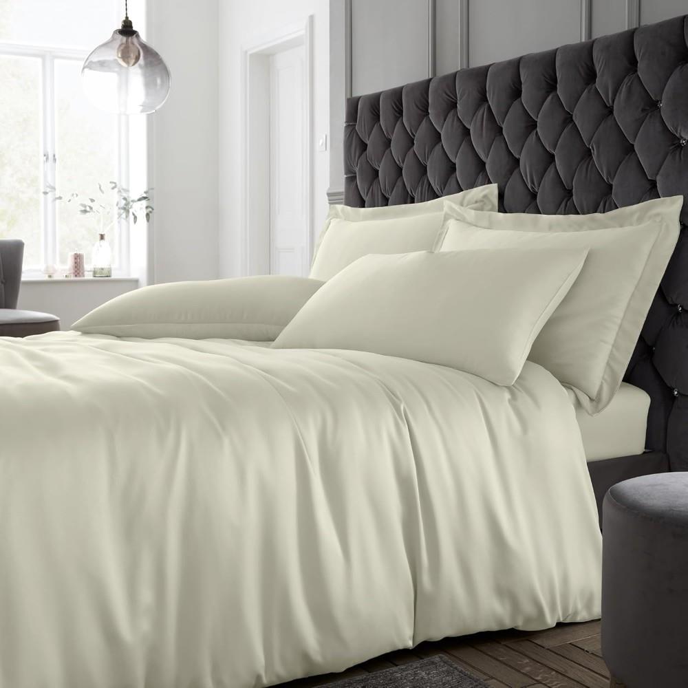 Catherine Lansfield Silky Soft Satin Duvet Cover Set