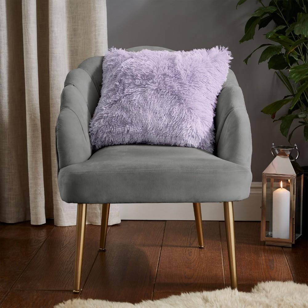 Catherine Lansfield Cuddly Deep Pile Faux Fur 45x45cm