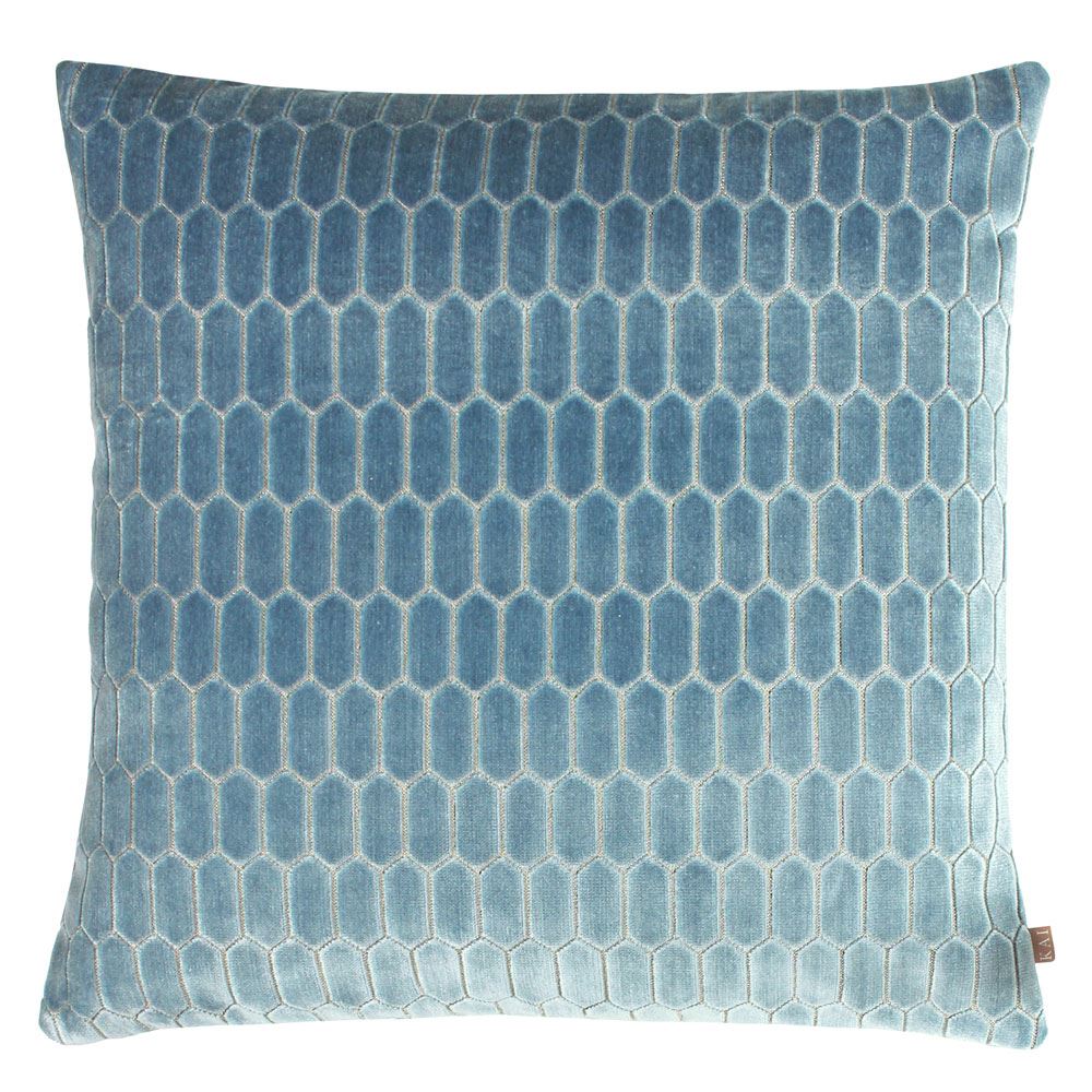 Kai Rialta Embroidery Geometric Velvet Cushion Cover
