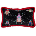 Wylder Darkling Beetles 100% Cotton Pleated Edge Cushion Cover
