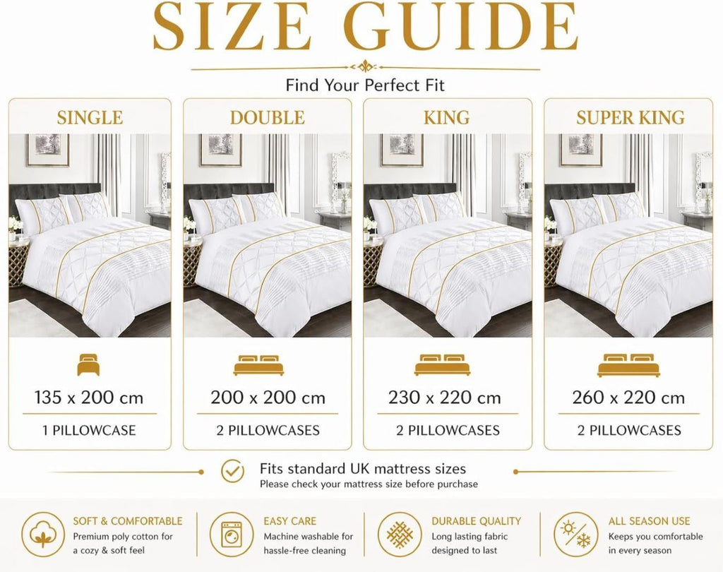 Night Zone Elegant Eleanor Duvet Cover Set