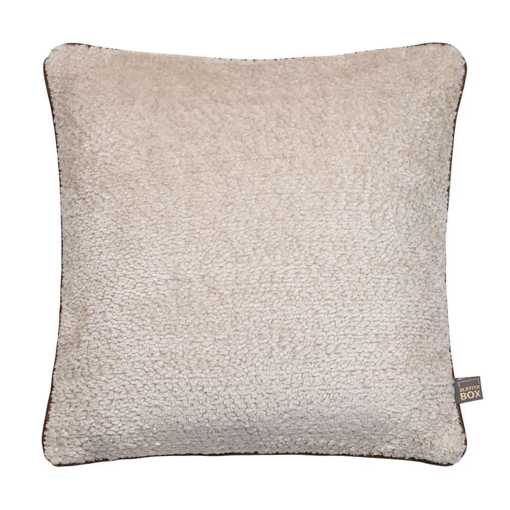 Scatter Box Quilo Duo Textured Boucle Feather Filled Piped Edge Cushion