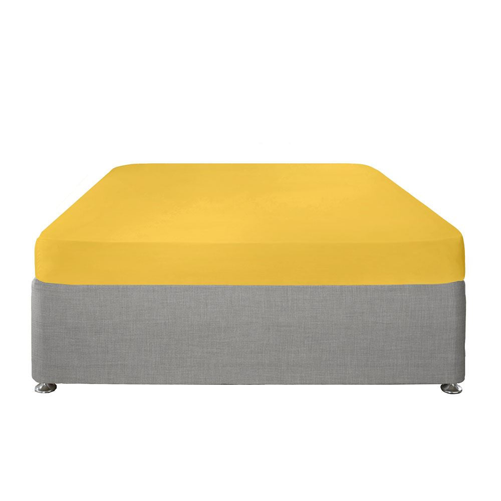 Serene Plain Dye Collection Easy Care Fitted Sheet
