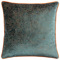Paoletti Estelle Spotted Cut Velvet Piped Edge Cushion Cover