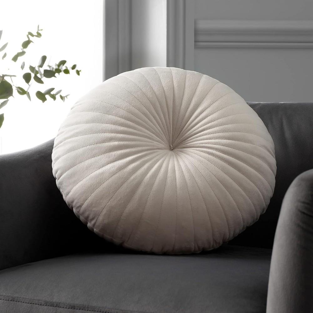 Catherine Lansfield Round Cushion Soft Touch 40x40cm