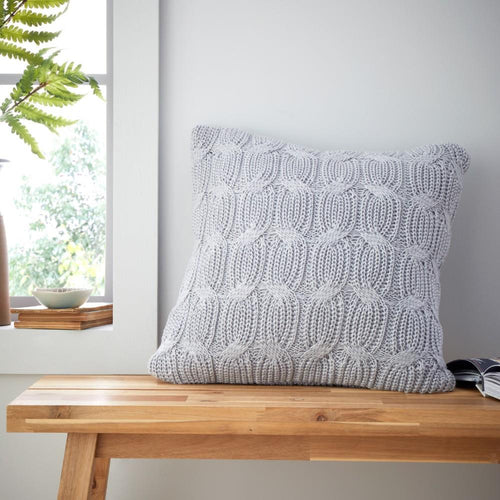 Catherine Lansfield Chunky Marl Knit Cosy 45x45 cm Cushion