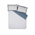 Catherine Lansfield Oxford Pinstripe Easy Care Reversible Duvet Cover Set