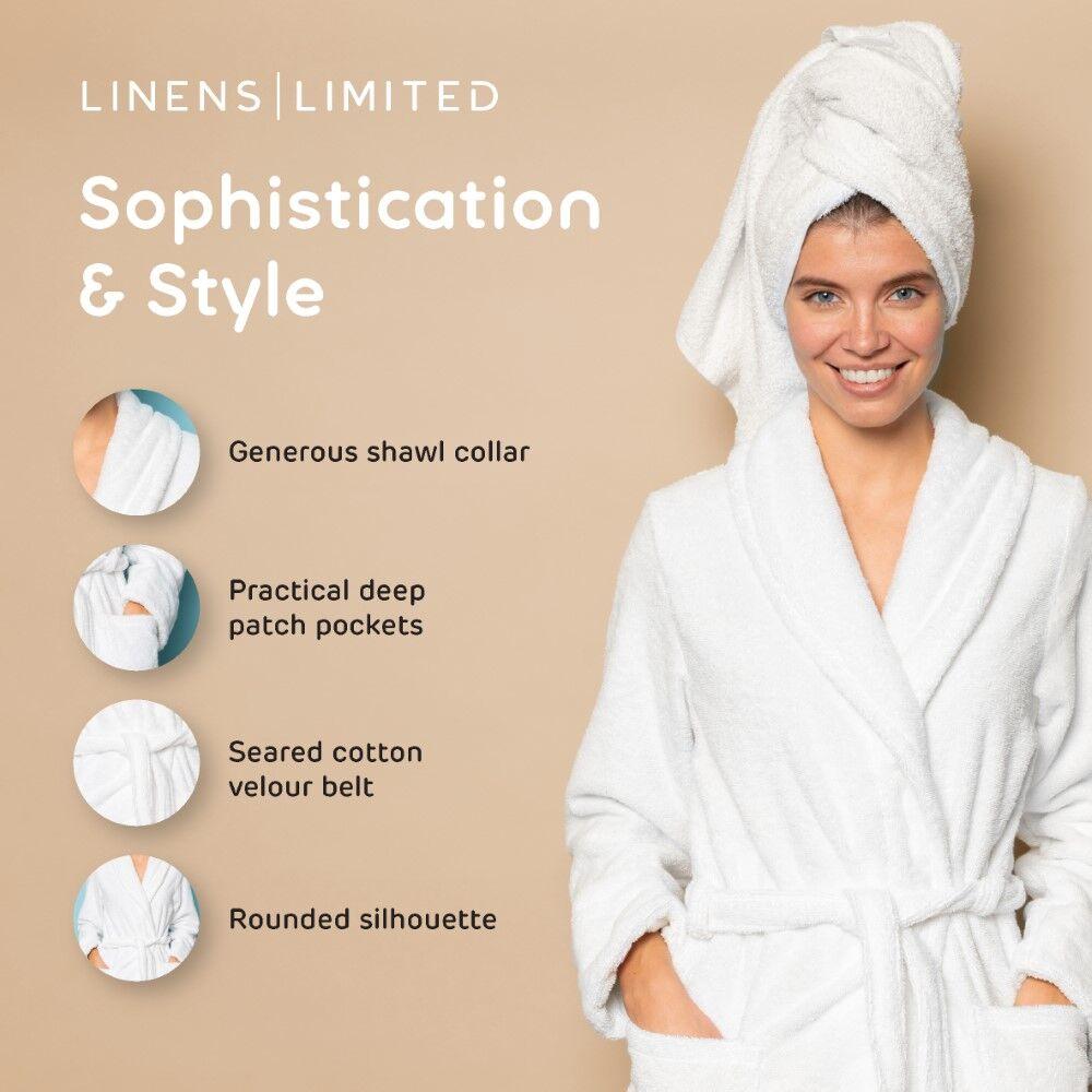 Linens Limited 100% Egyptian Cotton Bath Robe