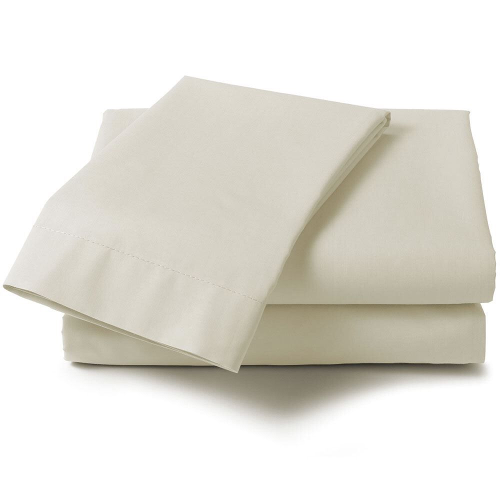Harwoods Easy Care 180 Thread Count Polycotton Percale Flat Sheet