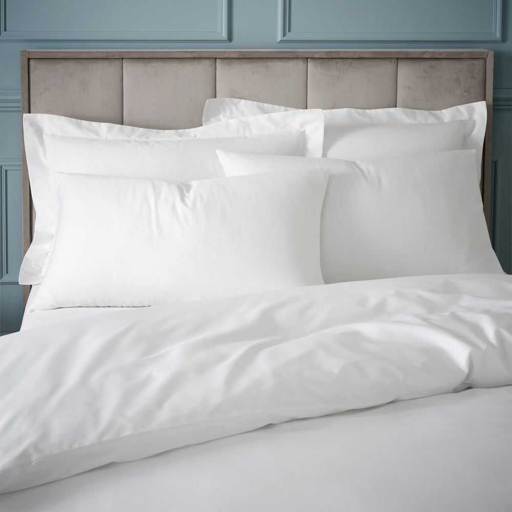Bianca Plain Dye 100% Egyptian Cotton 180 Thread Count Duvet Cover and Pillowcase Set
