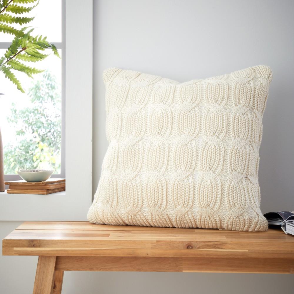 Catherine Lansfield Chunky Marl Knit Cosy 45x45 cm