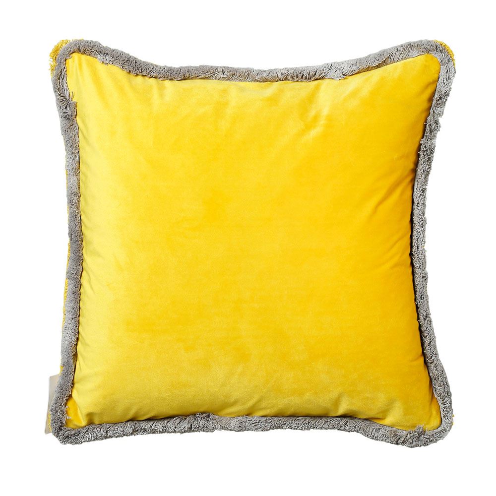 Scatter Box Milana Fringed Feather Filled Cushion, 45 x 45 Cm