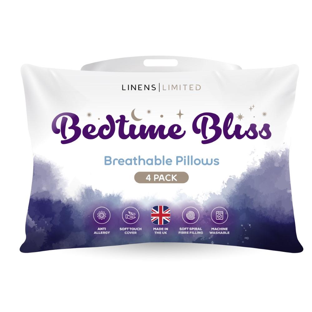 Linens Limited Bedtime Bliss Hollowfibre Non-Allergenic Pillows