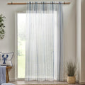 Catherine Lansfield Harbour Stripe 140x183 cm Slot Top Voile Curtain