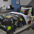 Bedlam Kids Game Glow in the Dark Print Polycotton Duvet Cover Set