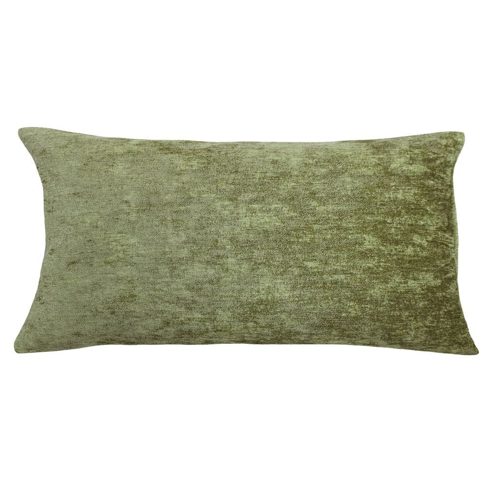 Riva Home Hampton Chenille Texture Plain Cushion Cover, Pear, 30 x 60 Cm