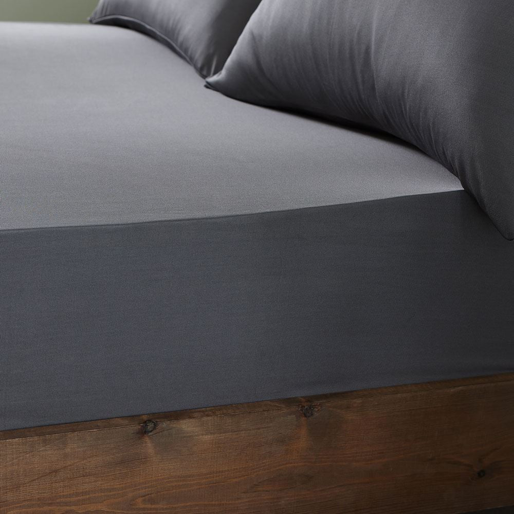 Catherine Lansfield So Soft Jersey Plain Dyed 11 Inch Deep Fitted Sheet