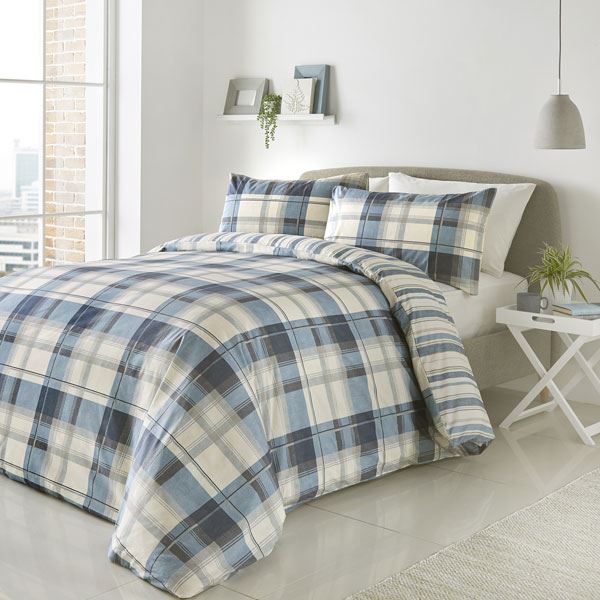 Fusion Balmoral Check Easy Care Duvet Cover Set